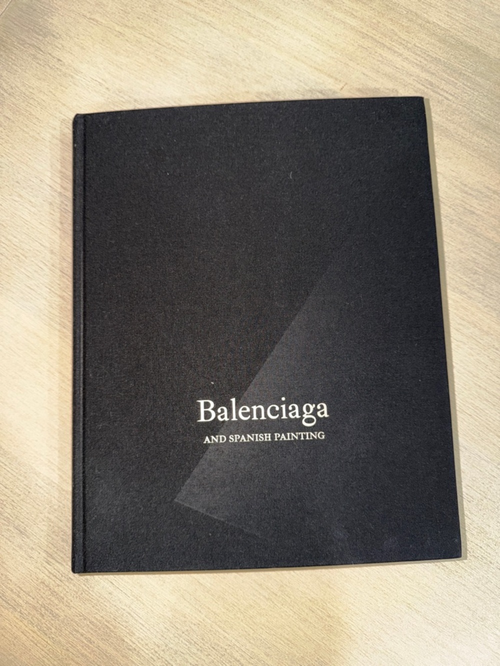 Balenciaga Black Hardcover Book - 'And Spanish Painting'